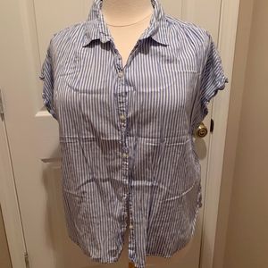 Old Navy XXL Pinstripe Blouse